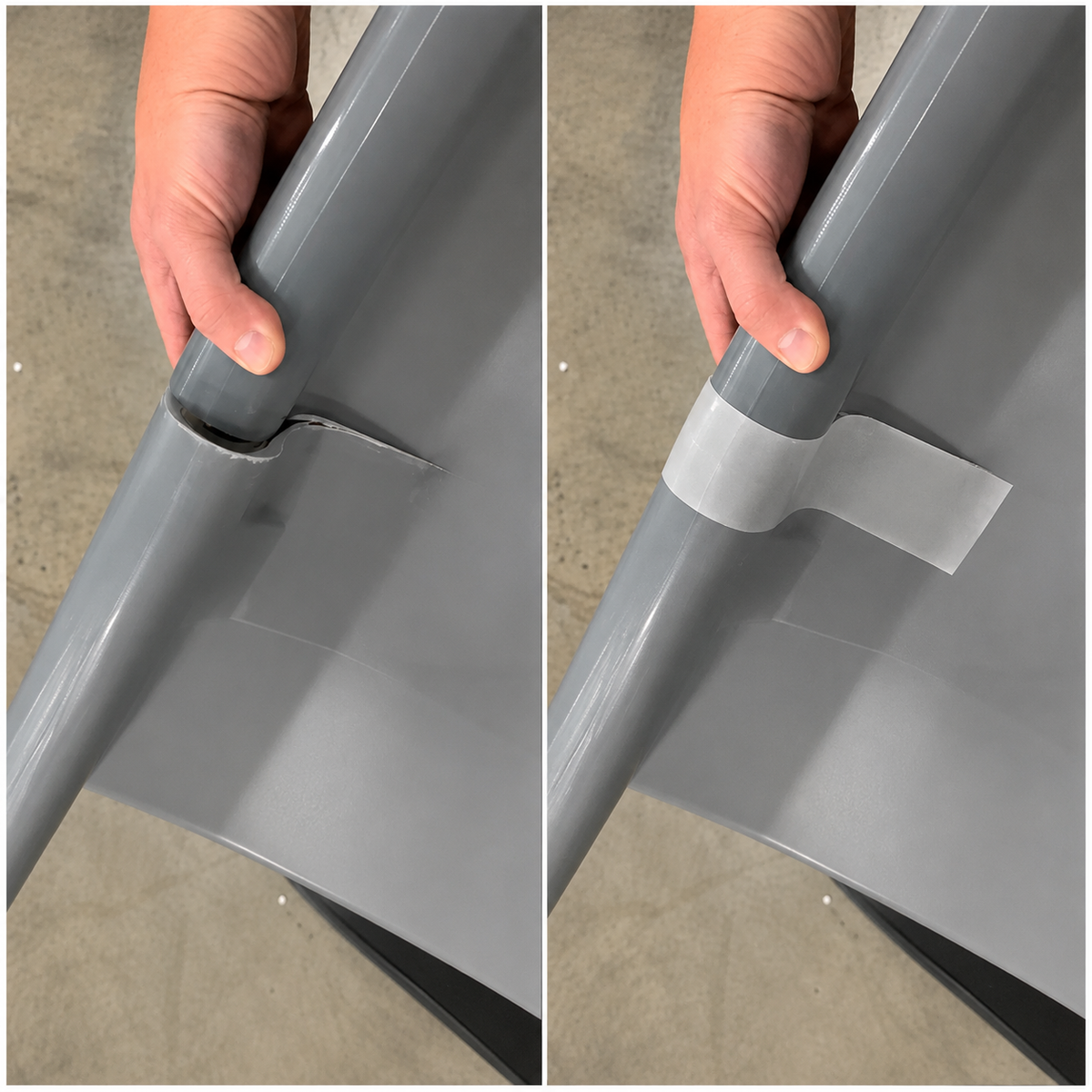 Solar Patch UV Instant Repair Patch for Metal, Plastic, Fiberglass, Wood & More